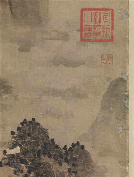 元朱叔重秋山疊翠　軸