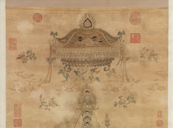 宋繡大士像　軸