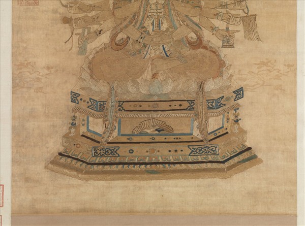 宋繡大士像　軸