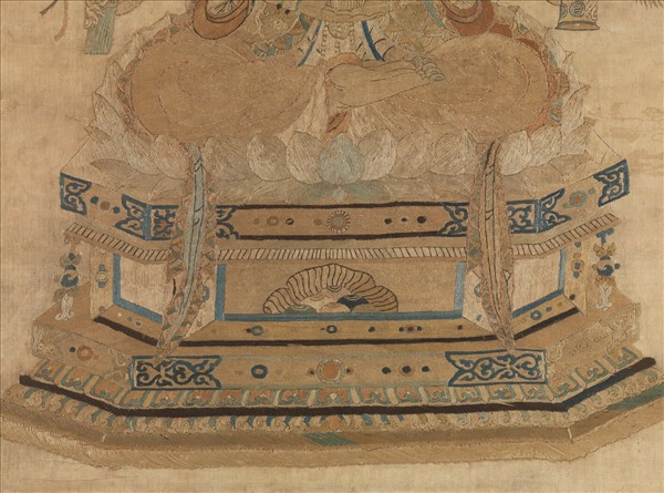 宋繡大士像　軸