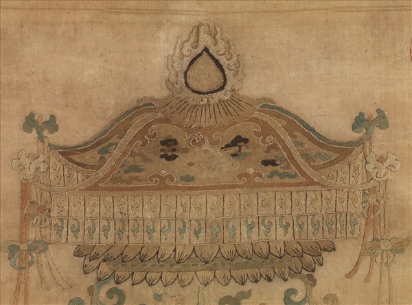 宋繡大士像　軸