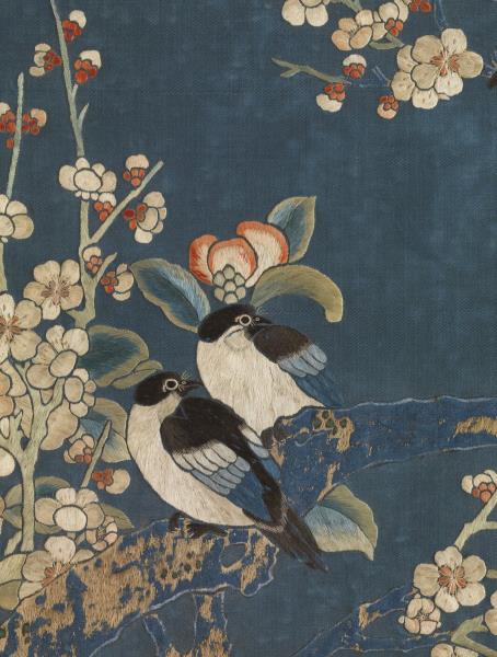 元繡先春四喜　軸