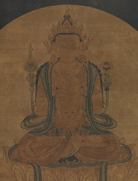 宋緙絲觀自在菩薩　軸