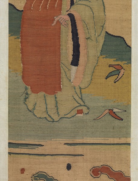 明緙絲應真像　軸