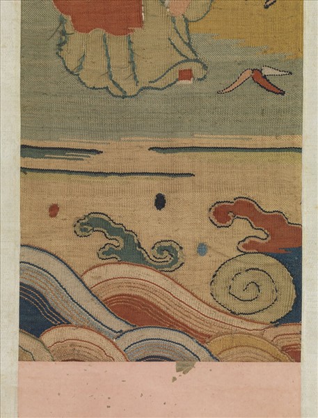 明緙絲應真像　軸