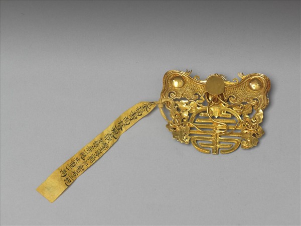 金纍絲福壽面簪