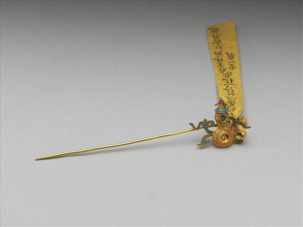 金纍絲葫蘆簪