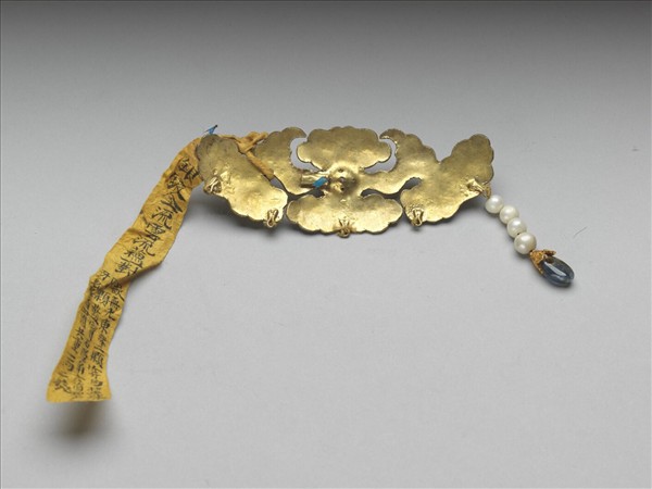 銀鍍金流雲流蘇結子