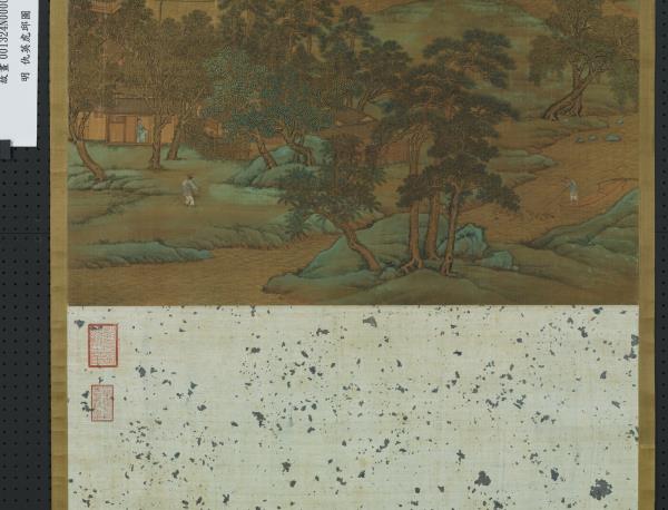 明仇英虎邱圖　軸