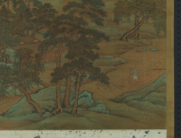 明仇英虎邱圖　軸