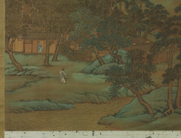 明仇英虎邱圖　軸