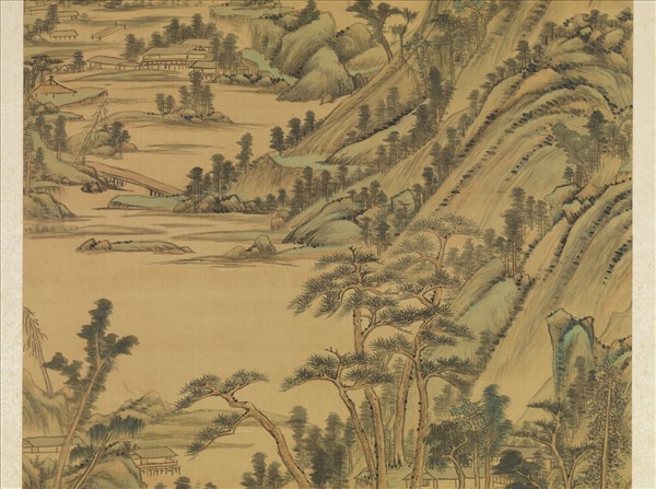 清王敬銘山水　軸