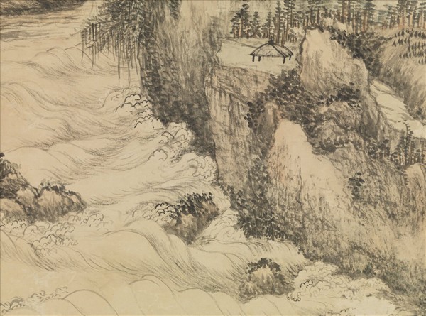 清董邦達畫杜甫詩意　軸