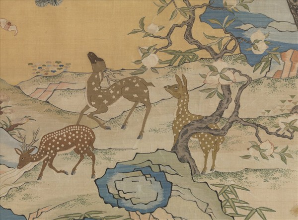 無名氏緙絲仙壺集慶　軸