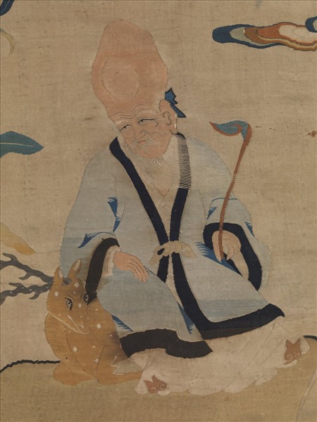 宋緙絲群仙祝壽　軸