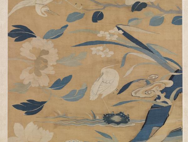 宋緙絲花卉翎毛　軸