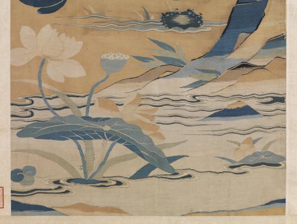 宋緙絲花卉翎毛　軸