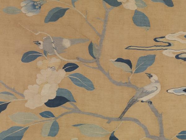 宋緙絲花卉翎毛　軸