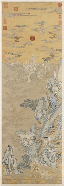 宋繡咸池浴日圖　軸