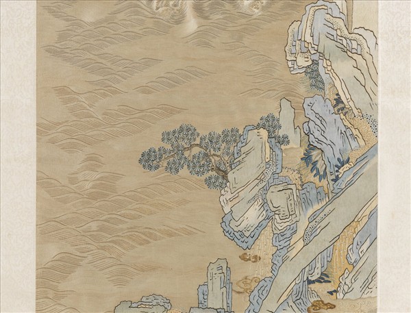 宋繡咸池浴日圖　軸