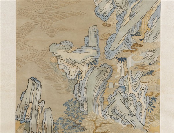 宋繡咸池浴日圖　軸