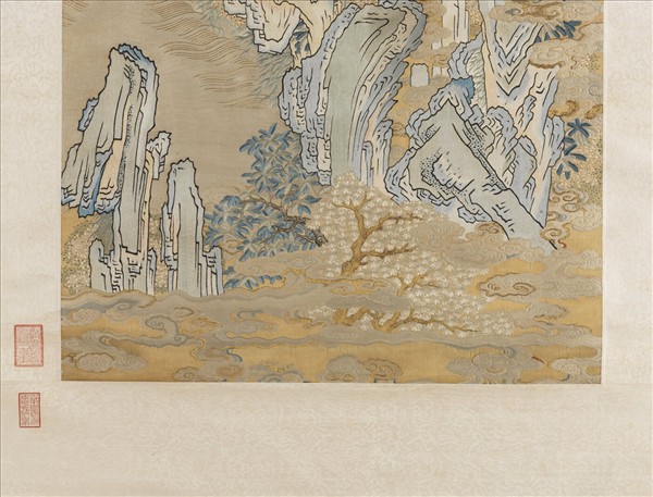 宋繡咸池浴日圖　軸