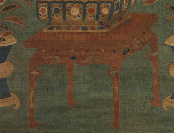 宋繡菊花廉（二）　軸