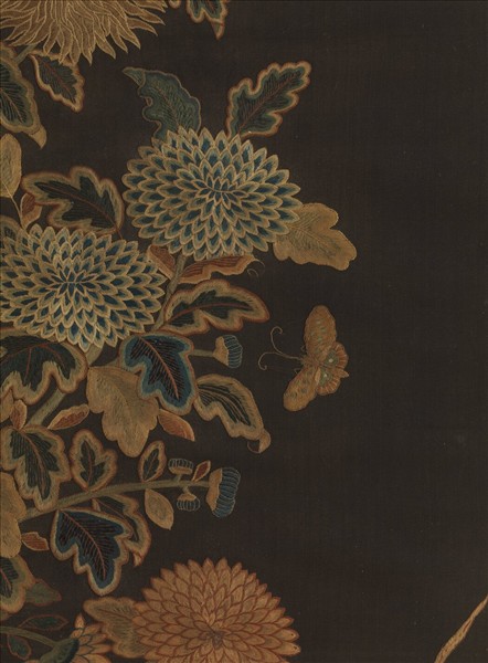 宋繡菊花廉（二）　軸