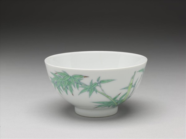 鬥彩翠竹碗