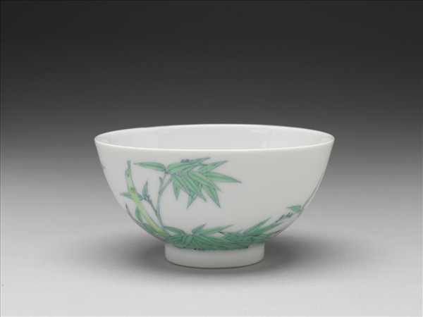 鬥彩翠竹碗