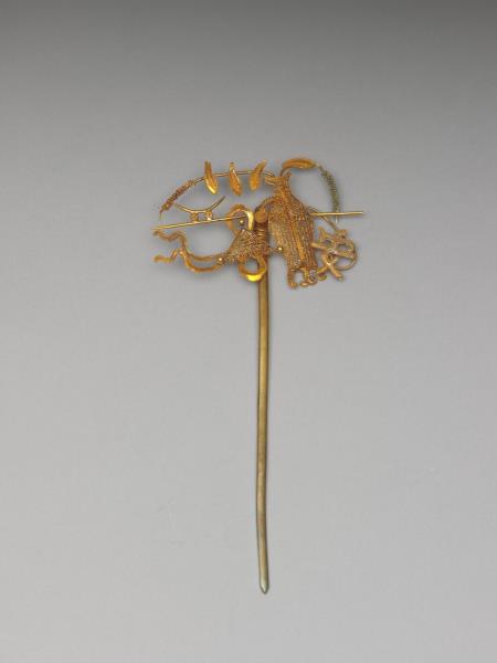 金纍絲平安簪- 故宮