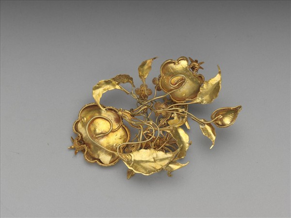 點翠福壽吉慶簪