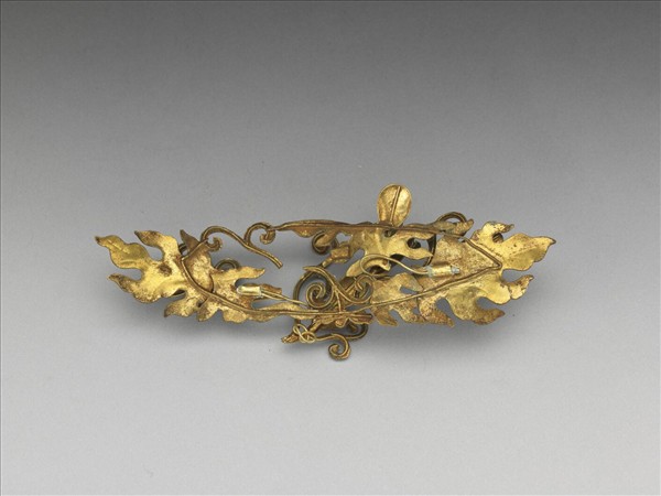 鍍金點翠花卉鈿花