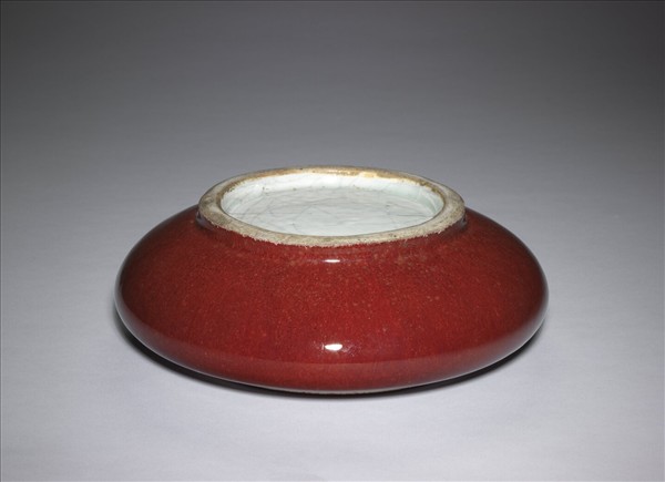寶石紅釉圓洗