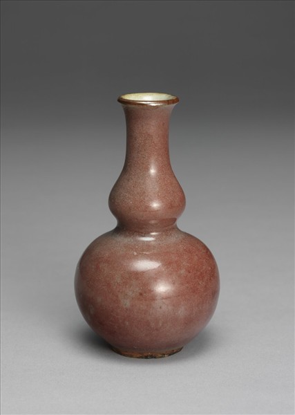 紅釉葫蘆瓶
