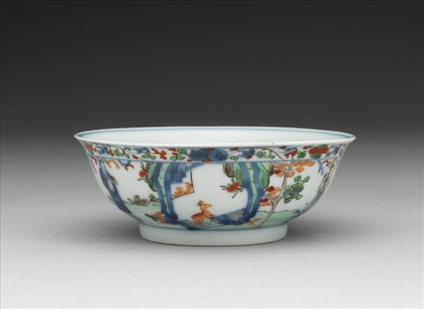 青花五彩八仙紋碗