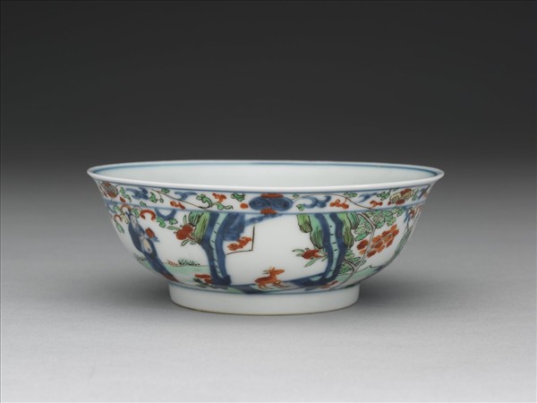 青花五彩八仙紋碗