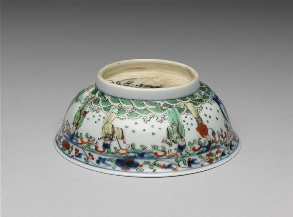 青花五彩八仙紋碗