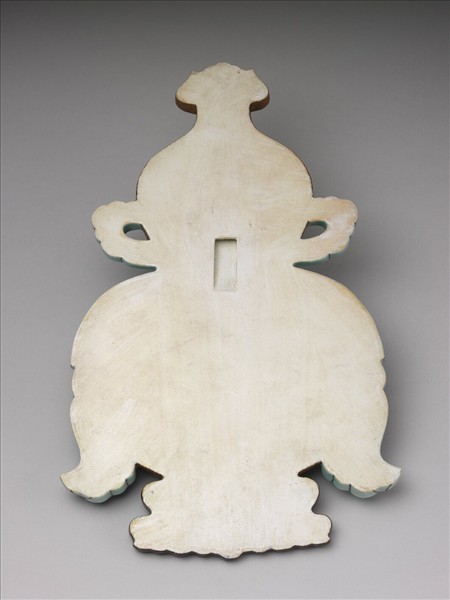 粉彩福壽大吉紋葫蘆式掛屏