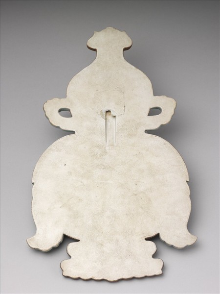 粉彩福壽大吉紋葫蘆式掛屏