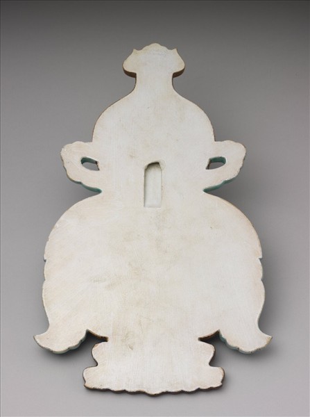 粉彩福壽大吉紋葫蘆式掛屏