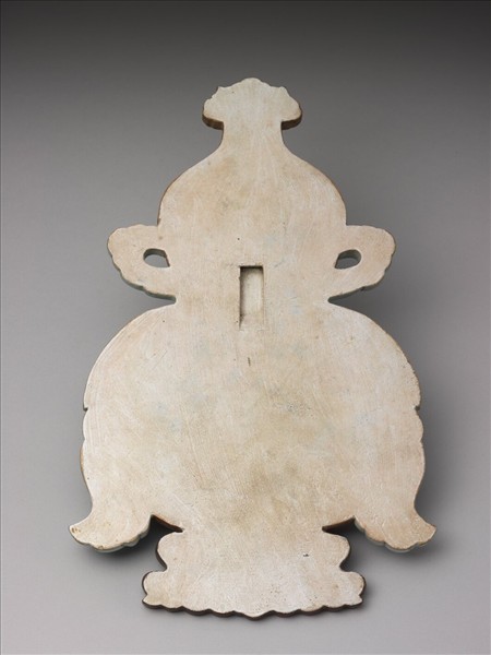 粉彩福壽大吉紋葫蘆式掛屏