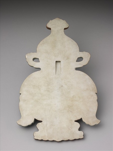 粉彩福壽大吉紋葫蘆式掛屏