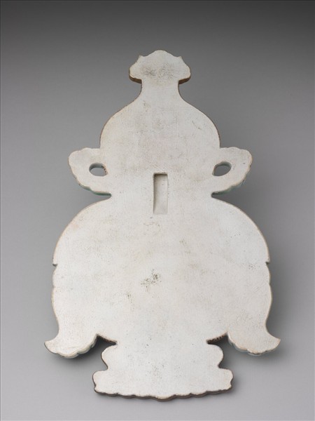 粉彩福壽大吉紋葫蘆式掛屏