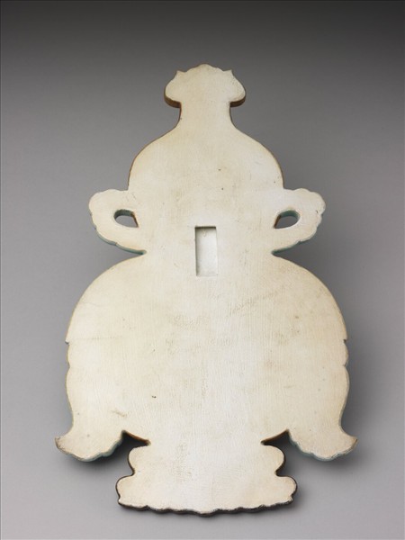 粉彩福壽大吉紋葫蘆式掛屏