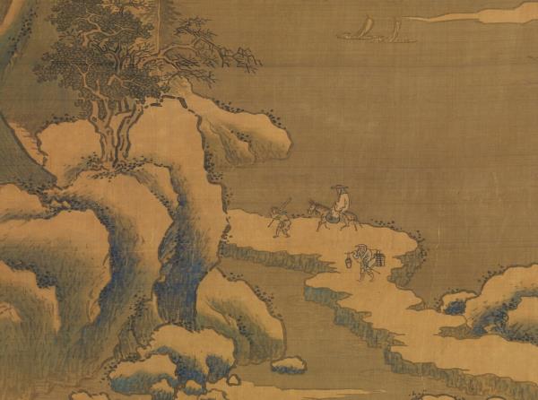 明王諤瑞雪凝冬　軸