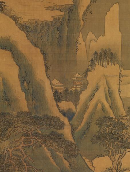 明王諤瑞雪凝冬　軸