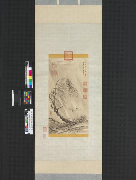 清高宗御筆煙波釣艇　軸