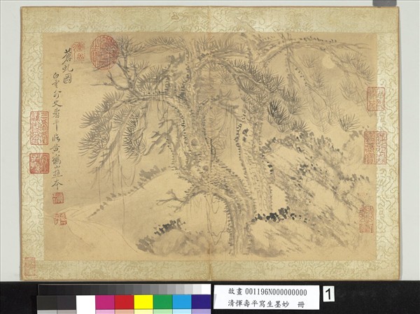 清惲壽平寫生墨妙　冊　蒼虯圖