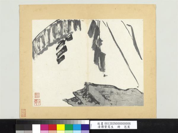 清傳綮寫生　冊　芭蕉